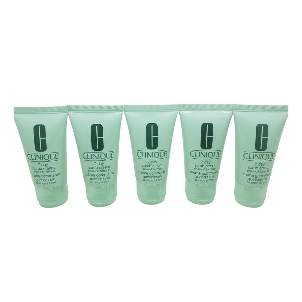 Lot Of 5 Clinique 7 Day Scrub Cream 1 OZ Each 5 OZ In Total
